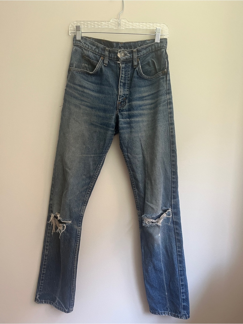 Levi vintage orange tab made in USA jeans